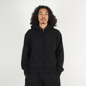 Standard Zip Hoodie - Black
