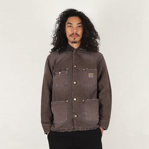 OG Chore Coat-Tobacco destroy wash