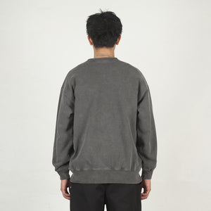 PE Crewneck Pigment Dye - Grey