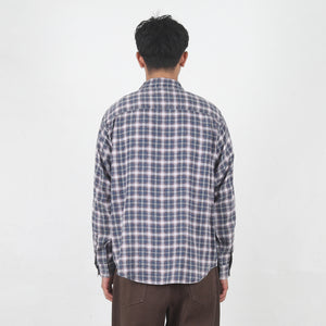 Matthew Plaid Shirt - Navy