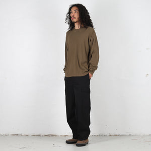 LS Waffle Standard Pullover - Olive Drab