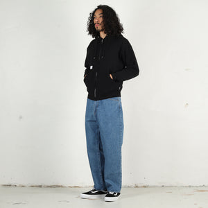 Throwdy Zip Hoody - Black
