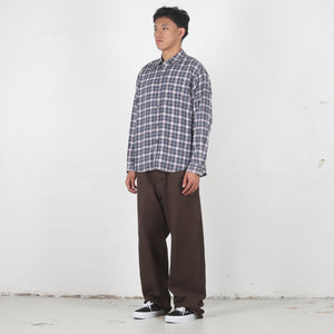 Matthew Plaid Shirt - Navy