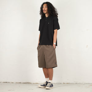 Baggy Twill Beach Short - Olive