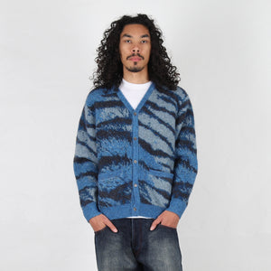 Hairy Tiger Knit Blue