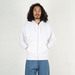 Throwdy Zip Hoody - Light Grey