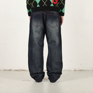 Aged C-Star Jeans - Blue
