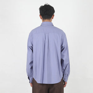 Oxford Ls Shirt - Blue Stripe