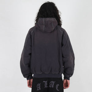 10 Oz Hooded Canvas Jacket - Black
