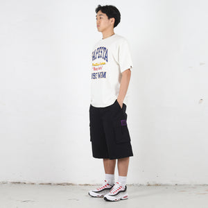 Bape Sta College Relaxed Fit T-Shirt - Ivory