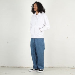 Throwdy Zip Hoody - Light Grey