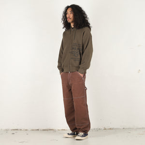10 Oz Double Knee Pant - Brown
