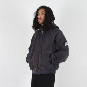 10 Oz Hooded Canvas Jacket - Black