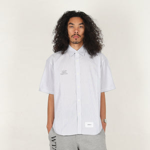 TXT 01 SS Broadcloth Shirt - Blue