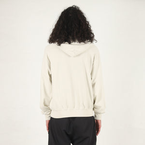 Lightweight Terry Zip Hoodie - Stone