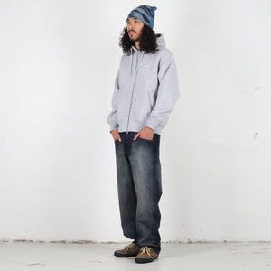 Thermal Bonded Zip Hood Grey Marl