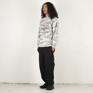 Dove Stamp Waffle Longsleeve - Snow Camo