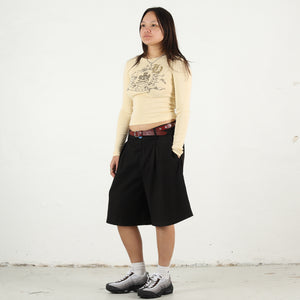 W REM Rugby L/S - Creme