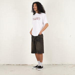 ABC Camo Logo Relaxed Fit T-Shirt - White