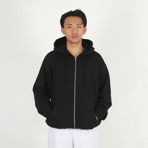 Basic Zip Up Hoodie - Back