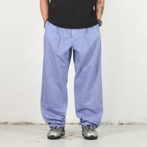 Overdye Two Tuck Pants - Purple