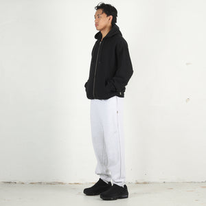 Basic Zip Up Hoodie - Back