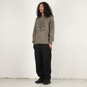 Dove Stamp Waffle Longsleeve - Army Olive