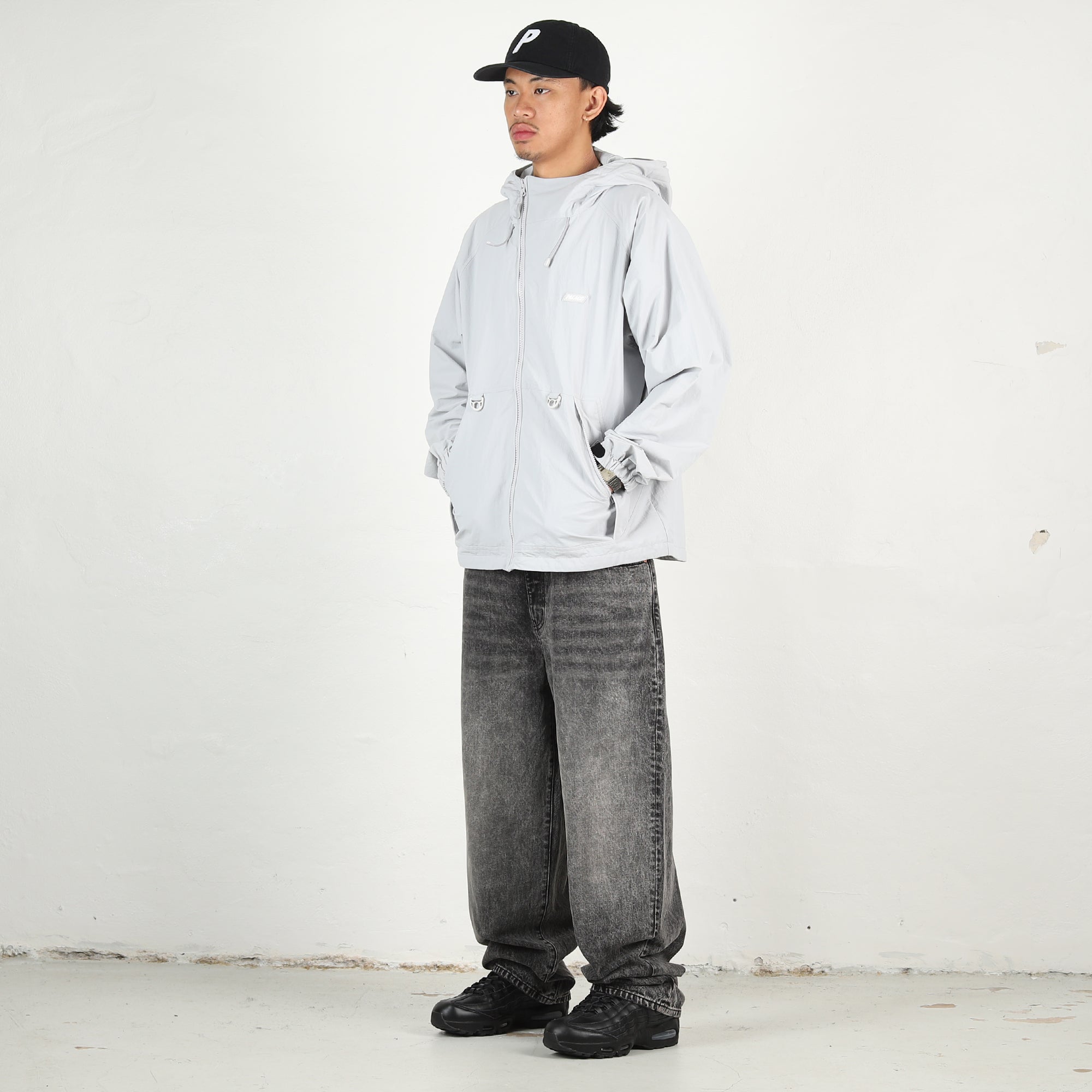 Asym Shell Jacket - Concrete Grey – Supply Store