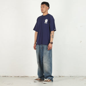Lukewarm Water Logo Relaxed T-Shirt - Navy