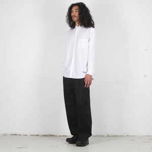 Cotton Broad L/S Shirt - White