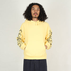 Motif Print Hood - Yellow