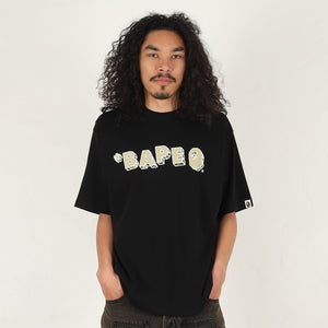 ABC Camo Logo Relaxed Fit T-Shirt - Black