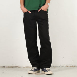 Slim Jean Denim - Raw Black Contrast Stitch