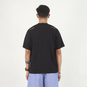 One Dimensional Projection T-Shirt - Black