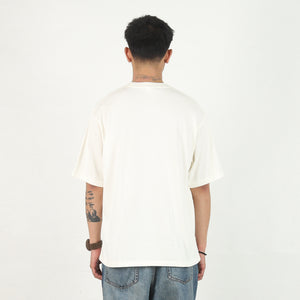 Busy Works College Relaxed T-Shirt - Ivory