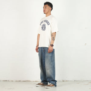 Busy Works College Relaxed T-Shirt - Ivory