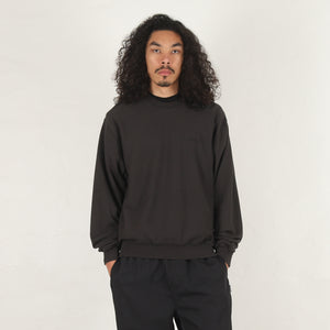 Lightweight Terry Crew - Black