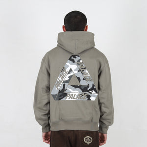 Camo Tri-Ferg Hood Army Olive