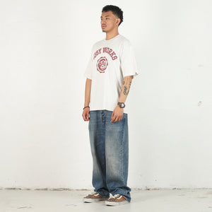 Busy Works College Relaxed T-Shirt - Grey