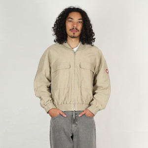 Casual Zip Short Jacket - Beige
