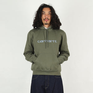 Hooded Carhartt Sweat - Leaf / Tourmaline