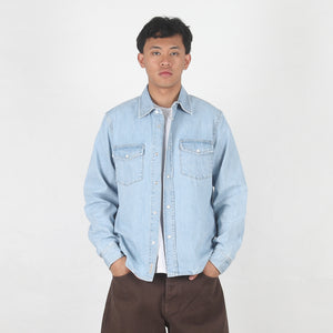 Denim Western Shirt - Light Denim
