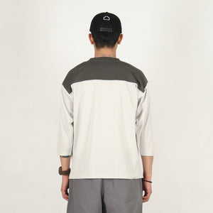 Mesh FB Crewneck - Grey