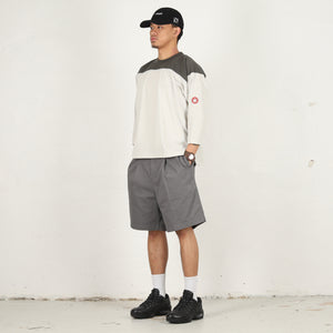 Mesh FB Crewneck - Grey