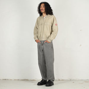 Casual Zip Short Jacket - Beige