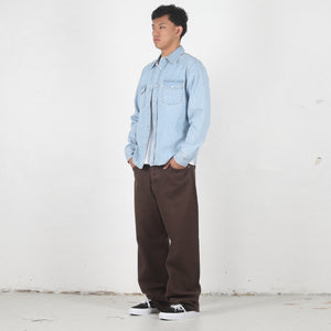 Denim Western Shirt - Light Denim