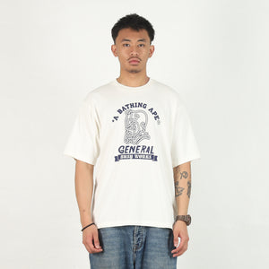 Ape General College Relaxed T-Shirt - Ivory