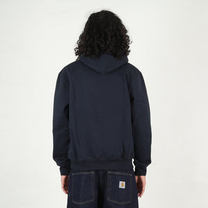Hooded Carhartt Sweat - Deep Night / Gentle Green