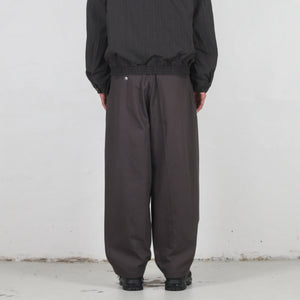 Cotton Serge Pant - Charcoal