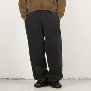 Faded Graphic Fleece Pant - Washed Black